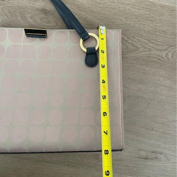 Kate Spade Small Tote Shoulder Bag in Gold and Black with Classic Print - Picture 13 of 14